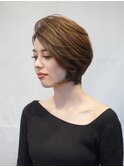ショートレイヤーボブ