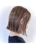オリーブベージュ×髪質改善[髪質改善/縮毛矯正/韓国]MO