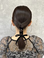 ブレス 横浜(bless)&nbsp;リボンタイトポニー