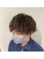 アース 東戸塚店(HAIR & MAKE EARTH) メンズフェードカットパーマ長めツーブロック爽やか