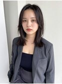 セミロング　レイヤー　カット