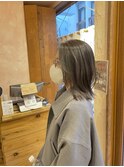 切りっぱなしレイヤースタイル