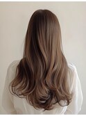 大人可愛い大人美人くすみカラーアッシュグレーベージュ
