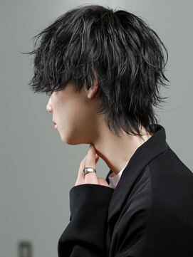 リップスヘアー 梅田アネックス(LIPPS hair) 艶感あるウルフミディアム