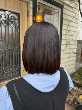 チョコレート(chocolate) 髪質改善ナチュラルボブイメチェン20代30代40代50代