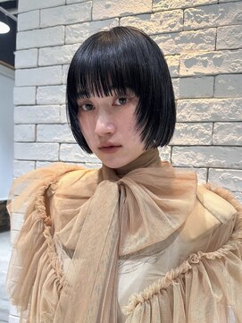 タロ(TALO) 【TALO】ぷつっと黒髪ボブ