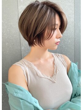 ロンドルピナス 小倉(Lond Lupinus) イメチェン外ハネボブ美髪ワイドバング/ショートボブ髪質改善