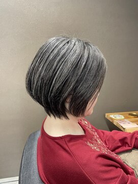 ナナ なかもず店(nana) ナチュラルショートボブ