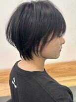 ビューエヒメ(VIEW EHIME)&nbsp;小顔カットショートボブ大人可愛いアッシュオリーブ