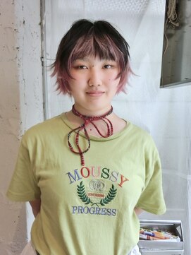ノラ シブヤ(NORA) ショートウルフマッシュショートハイレイヤーハッシュカット