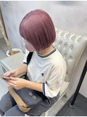 1ブリーチでできるピンクベージュ