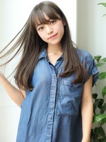 ヴィヴィ(VIVIE)&nbsp;オリーブグレーブルーアッシュココアベージュ小顔前髪ストレート