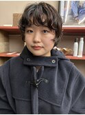 小顔パーマ◎ショートヘア×レイヤーカット
