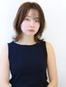 【7周年記念♪】似合わせ小顔フロントカット＋潤い♪艶カラーコース￥6000