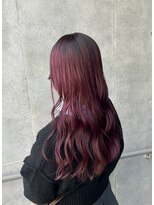 キャパ(CAPA)&nbsp;韓国ボルドーカラー(茅ヶ崎/20代/ブリーチカラー)