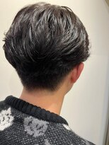 ムーン(moon)&nbsp;MEN’S/リバースセンターパート/ニュアンスパーマ/武蔵小杉