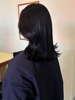 ヒントステーション(HINTSTATION)&nbsp;〈浅草 半個室〉ミディアムスタイル/トーンダウンヘア