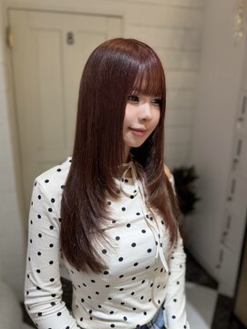 髪屋 紬 ボルドーカラー