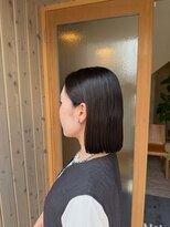 ニコ 川部店(Niko.) 切りっぱなしのボブスタイルに