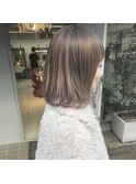 ハイライト×グレージュ