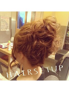 アイビス(AIBIZ) ＊結婚式＊花嫁＊参列/ルーズなおだんごアップスタイル