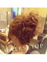 アイビス(AIBIZ) *結婚式*花嫁*参列/ルーズなおだんごアップスタイル