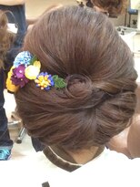 ヘアモーヴチャンプス 新松戸本店(HAIR MOVE champ's)&nbsp;【チャンプス】着付けヘアセット『モダンアレンジ』