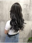 ハイライトをいかしてアッシュグレージュ