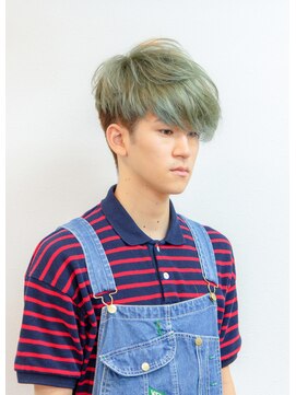 ヘアージャンティ(HAIR GENTIL) メンズ　ショート　【 ツーブロック × ダブルカラー 】
