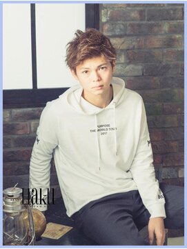ヘア メイク ハク 横浜(hair make Haku) メンズハイトーンショート