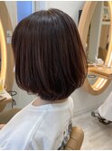 ラベンダーピンク 小顔【ひし形ボブ】 20代30代40代