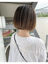 オーシャン(Ocean)&nbsp;[OCEAN Hair&Life藤原純] ミニボブ×裾カラー×バレイヤージュ☆