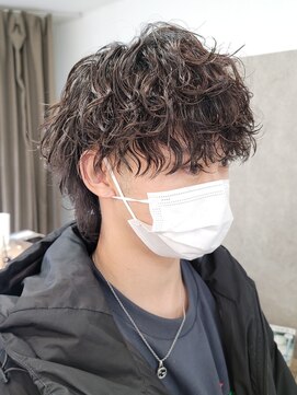 フィフス 原宿(fifth) ニュアンスマッシュウルフ無造作波巻きツイストスパイラルパーマ