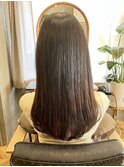髪質改善ストレート　(白髪染め/髪質改善/縮毛矯正）