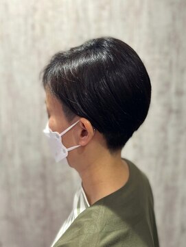 テトテ 門戸厄神店(tetote) 【tetote 村山のサロンスタイル】刈り上げマッシュ