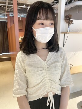 コフィー バイ メルト 吉祥寺(cofy by melt) 【松本咲花】ワンカールレイヤーカット　オリーブグレージュ