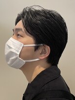 フイ メンズヘア ヨヨギ(Hui men's hair yoyogi) メンズ/アップバング/ツーブロックマッシュ/束感ショート波巻き