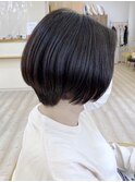 【morio成増/児玉】丸みショートボブ　暗髪