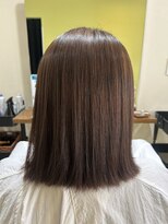 サワロヘア(Saguaro hair) ナチュラル縮毛矯正/自然なストレート/さら艶ボブ/髪質改善
