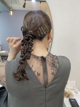 ミラ(Mila) おしゃれタイト編みおろし★ゴールドピン金箔