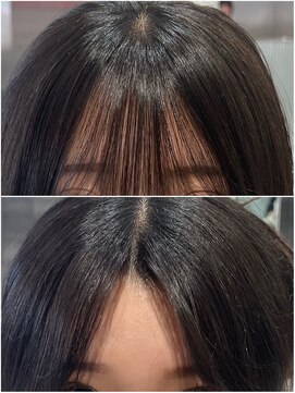 ヘアーアンドメイク ビス(HAIR&MAKE bis) 前髪割れ癖直します、クロスパーマあゆみ