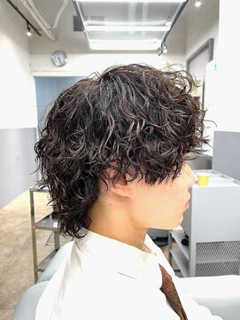 ノイセル 西本町(Noisyle) guest snap　マッシュウルフ×ミディアムスパイラルパーマ