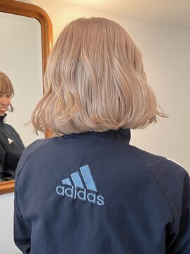 プネル 渋谷(PUNEL) ブロンドベージュ/ダブルカラー/ケアブリーチ/ブリーチカラー