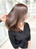 ハイライトバレイヤージュダブルカラーケアブリーチ30代40代