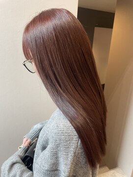 エスデザイン(es design) ブリーチなしダブルカラー×カラーin髪質改善トリートメント