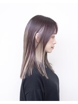 ルプラ ガーデン(le-pla garden) インナーカラー#ミディアムレイヤー#ケアブリーチ#ダブルカラー