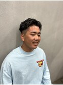 N/メンズカットパーマ