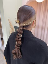 キュオンシア(CUEON. ciea)&nbsp;お呼ばれヘア×編み下ろし