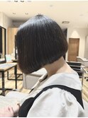 ミニボブ×暗髪