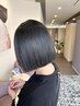 【RINO限定】ボブ（長さ鎖骨まで）＋矯正ストレート